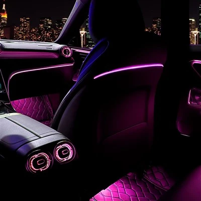 luz ambiental para los pies del coche